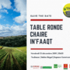 Table ronde Chaire In’FAAQT au Salon Régal 2019
